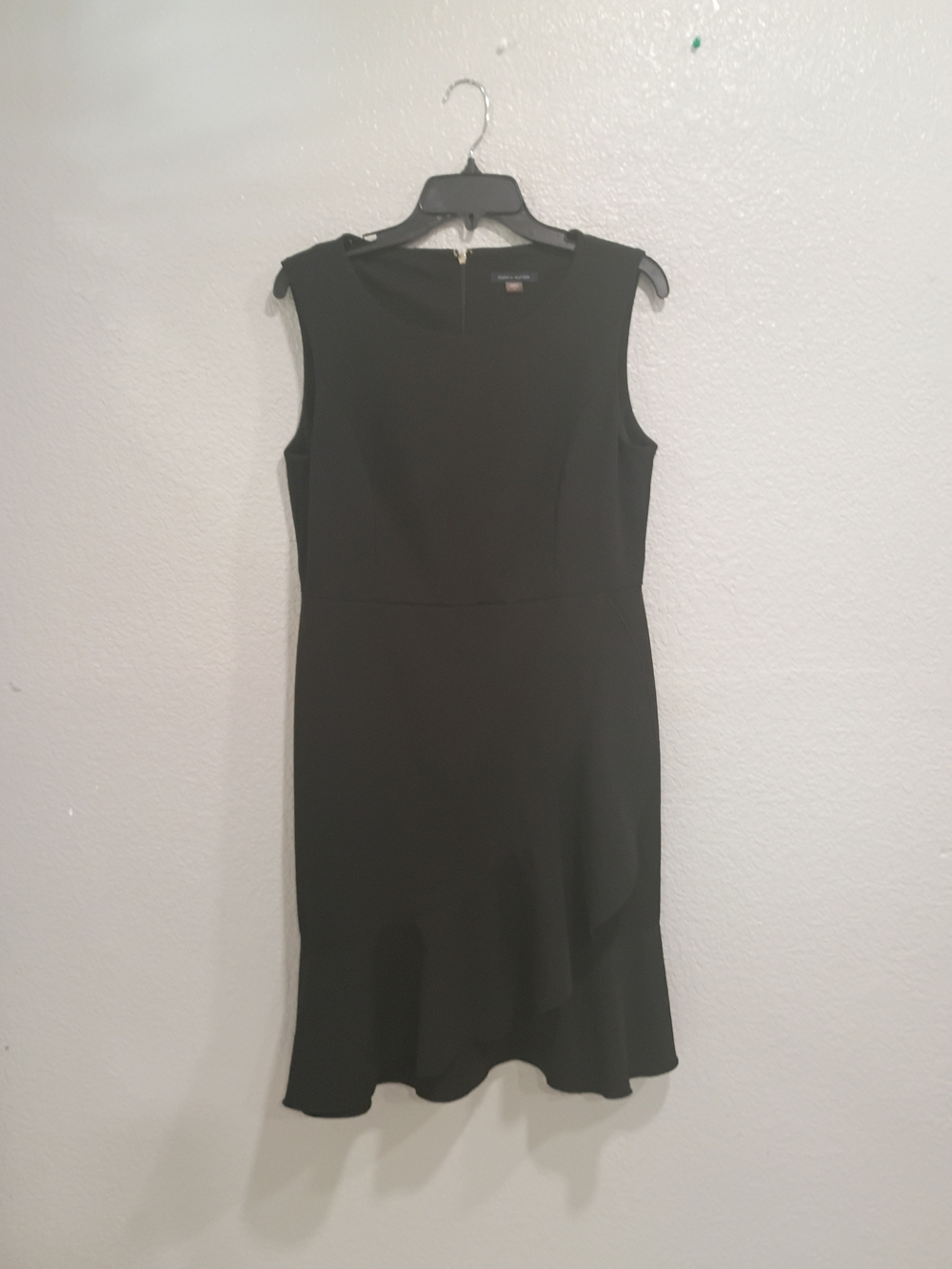 Tommy Hilfiger Black Sleeveless Midi Sheath Dress